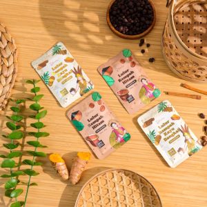 Lulur Kayu Bangkal BPOM - Lea Gloria Lulur Rempah Hitam Lulur Kayu Bangka - Lulur 2 in 1 - Lulur Wajah dan Badan -JURAGAN 47