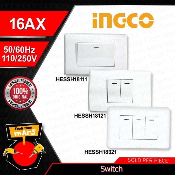 Ingco Light Switch 1 Gang 