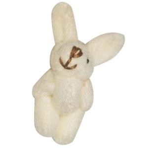 Mini Plush Animal Tiny Joint Bunny/Bear 1.8 Inch Small Soft Stuffed Toy for Easter Birthday Cake Wedding Decorations