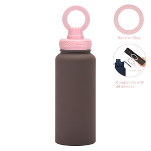 2026 New model magnetic phone holder water cup for outdoor use large capacity 1L Thermos cup stainless steel sports water bottle