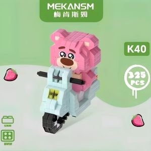 Sanrio Scooter Motorcycle 3D Puzzle Micro Building Blocks DIY |Mainan Balok Susunan Mainan edukasi anak