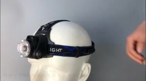 USB การเหนี่ยวนำแบบติดตั้งบนศีรษะ  t6 ไฟหน้าแบบชาร์จได้ความสว่างสูง led ไฟตกปลาตอนกลางคืนสำหรับการปีนเขา Zoom Outdoor [ จัดส่งฟรี ]