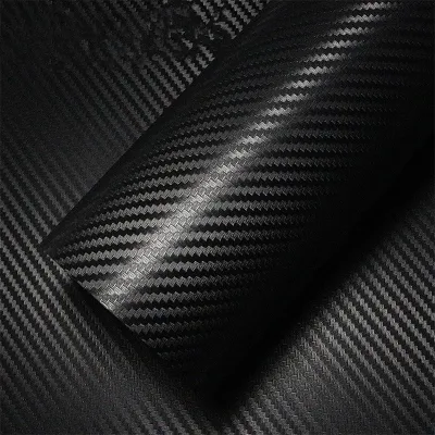Car Vehicle 30x152CM 3D Carbon Fibre Vinyl Wrap Film Car Sticker