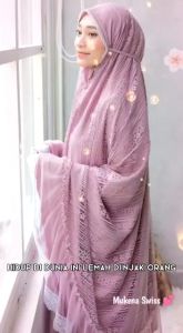 Mukena Dewasa Dalanova Swiss Terbaru 2022 Jumbo Bahan Katun Ready Sip Kirim