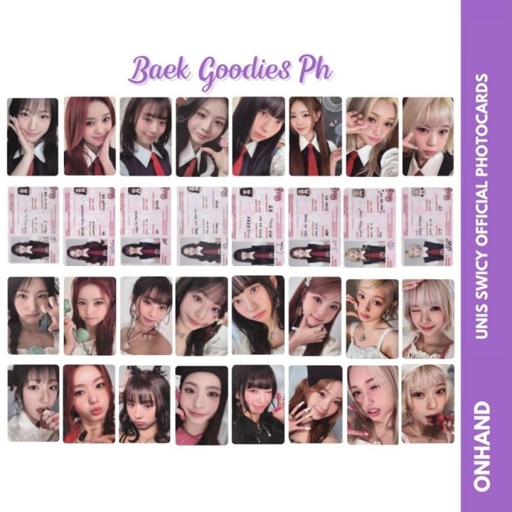 Unis Swicy Official Photocards Korean Idol Group Members Archive