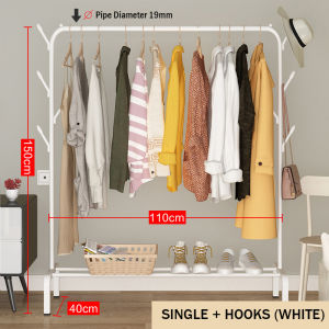 Sturdy Standing Clothes Rack Drying Rack Clothes Hanger / Rainbow