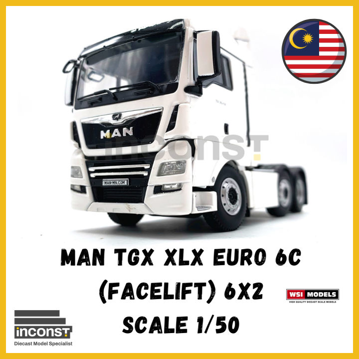 WSI Models | MAN TGX XLX Euro 6C (Facelift) 6X2 | Diecast 1/50