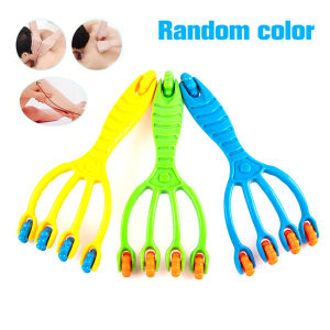 hananre 1PCS Four Claw Type Body Massager Neck Back Face Roller Head Relaxation Tool
