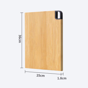 Suncha Kitchen Cutting Board | Premium Bamboo Wood Food Chopping Board With Handle