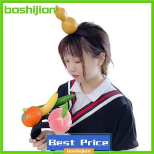 bashijian ที่คาดผมผักผลไม้ตลกๆที่คาดผมทรงขนมปังกล้วยที่คาดผมพริกไทยสำหรับวันฮาโลวีนวันเกิด