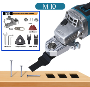 Máy cắt rung - bộ chuyển đổi máy cắt thành máy cắt rung tặng kèm lưỡi cưa và đầu chà nhám