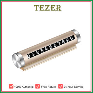 TEZER Phone Number Plate for Parking Card