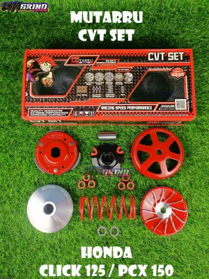 MUTARRU CVT SET HONDA CLICK 125 / CLICK 150 / PCX 150 COMPLETE CVT SET MADE IN JAPAN
