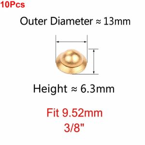 FEELINGS Copper Copper Pipe End Cap Dome Shape Flared Design Flared End Cap Leak‑proof Seal Refrigerator Pipe Cap Air Conditioner