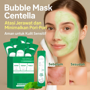 Masker Busa Centella Asiatica Pembersihan & Pelembaban Pelembab & Nutrisi Halus & Lembut Memperbaiki Kulit