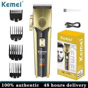 Kemei Professional Wireless Mens Hair Clipper Electric Beard Trimmer Rechargeable and Adjustable