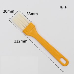 แปรงทาขนมพลาสติกทนทานใช้ในครัวสำหรับทำอาหารและอบไม่ไหล