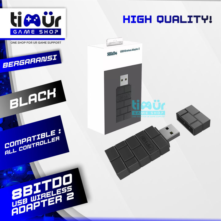 8Bitdo USB Wireless Bluetooth Controller Receiver Adapter PS