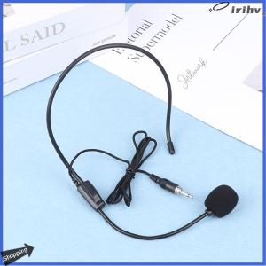 【jianzhanqinl】 Portable Screw Thread Head-mounted Headset Microphone Wired 3.5mm Plug Speech Headset Mic For Teaching Meeting Bee Ear Mic