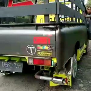 Knalpot Srigala Truk L300 Non Turbo Elf Dyna Canter Mobil Bensin