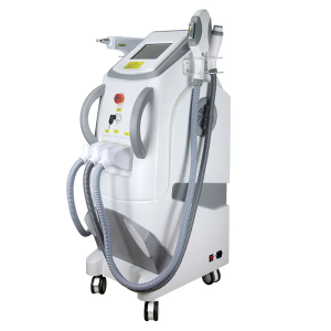 3 In 1 Multifunctional E-light OPT Nd Yag Laser RF Skin Rejuvenation Pigment Removal IPL Hair Removal Machine