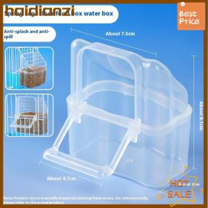 haidianzi Công suất lớn chim trung chuyển Hộp chống giật gân chim thực phẩm quả bền Vẹt ăn hộp cho chim vừa nhỏ