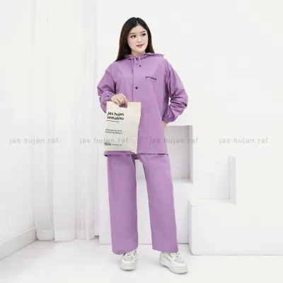 RAF jas hujan setelan baju celana pria wanita anti tembus air