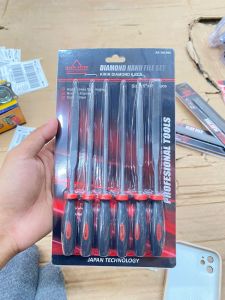 Kikir SET 6 pcs FREED emas besi assorted ORI SPT GRIP ON