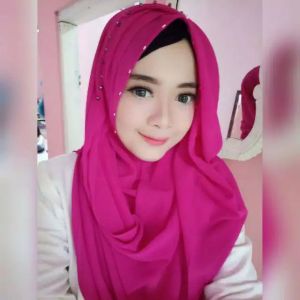 Zaura Hijab Pastan Safira Ceruty Babydoll Kerudung Instan