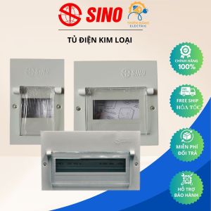 Tủ Điện Kim Loại Âm Tường - Nổi SINO - Chứa 2469 Đường (EM2PL/PSEM4PL/PSEM6PL/PSEM9PL/PS)
