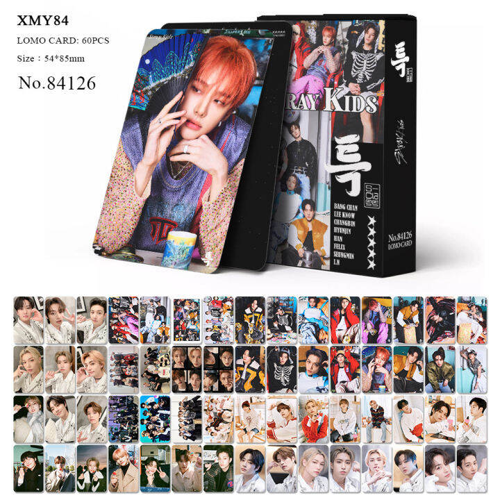 60PCS STRAY KIDS 5-STAR TEASER IMAGE LOMO card CHANGBIN HAN LEE KNOW ...