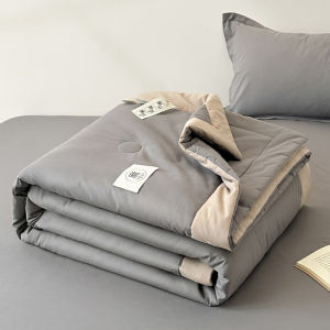 Dansunreve Summer Quilt Blanket Hotel Style Thin Quilt Soft Air Conditioning Comforter White/Green/Blue/Purple/Pink