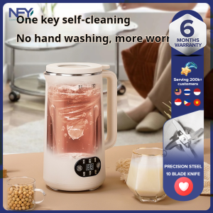 800ML household small soybean milk machine mini heating mute multi-function wall breaker