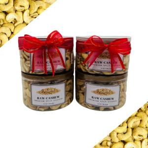 Raw Cashew in a jar (250 grams) - ideal for gift - Imported from vietnam