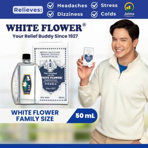 Famliy Size White Flower Oil 50ML with Mask Diffuser