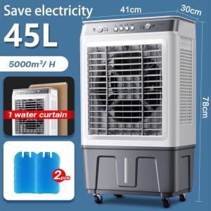 JMS air cooler portable air conditioner mini aircon electric fan inverter tower fan Mobile aircooler heavy duty Industrial 40L Large Water Tank humidifier