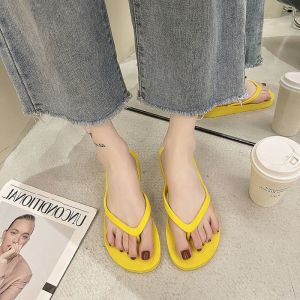 💕Fashione Living ส่งเร็ว🚚🚚รองเท้าแตะนิ้วเท้าของผู้หญิง รองเท้าแมรี่เจน พื้นนุ่ม สีเหลือง สีน้ำตาล สีเบจ คลาสสิก ทันสมัย ​​และอเนกประสงค์ เบา สบาย และไม่เมื่อยล้าในการสวมใส่เป็นเวลานาน