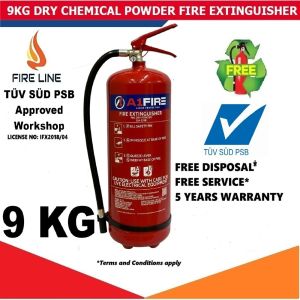 9 KG ABC Dry powder Fire Extinguisher with Free Doorstep Disposal