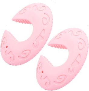 Foam Door Stopper 2pcs Silicone Door Clamp Silicone Pinch Guard Rubber Bumper Finger Pinch Stopper Infant Child Nordic Product Pink