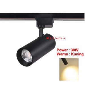 PAKET SET 3 lampu + 1rel lampu sorot spot rel lampu tembak 10w 20w 30w (isi 3 LAMPU + 1 TRACK RELL / SET)