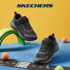 Skechers สเก็ตเชอร์ส รองเท้าเด็กผู้ชาย Boys Selectors Dorvo Shoes - 403766L-BBK Lightweight Machine Washable