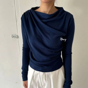 April Top Blouse Wanita Lengan Panjang Premium