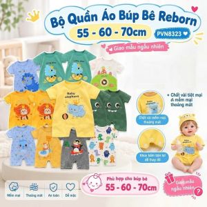 [Giao Ngẫu Nhiên] Bộ Quần Áo Dành Cho Búp Bê 55 cm–60cm-70cm PVN8323