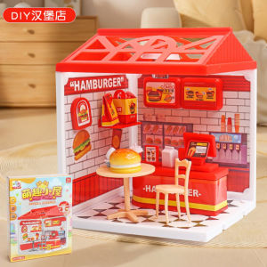 Micro Scene Assembly DIY My Little Shop Miniature Dollhouse Kit DIY Mini Shop Series Model Craft