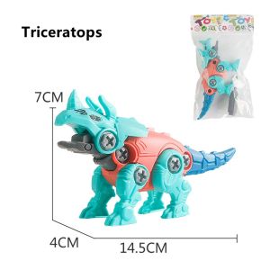 Mainan DIY dinosaurus bongkar pasang obeng/Diy dinosaurus bongkar pasang puzzle/ mainan dinosaurus/ mainan edukasi B277