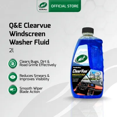 Turtle Wax Q&E Clearvue Windscreen Washer Fluid 2L T-4063