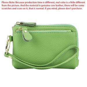 Royal Bagger New Fashion Short Wallet Purse For Women Genuine Cow Leather Cute Elegant Clutch Bag Multi-Card Position Coin Bag Key Holder C30