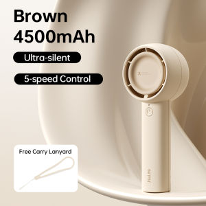 【COD】JisuLife Mini Fan 4500mAh Battery Protable Handheld Fans With New Technology Turbo fan 3-5 speed Wind Bladeless Safety Upgrade
