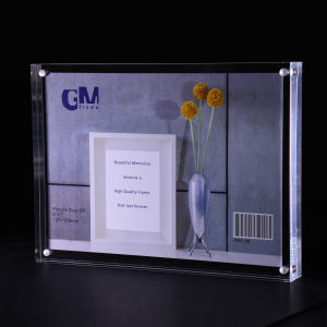 Acrylic Clear 2 Layer Block Frame | Photo Frame | Certificate Frame | C - A4