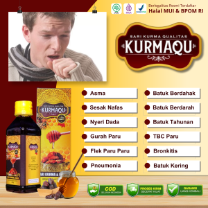 Obat Batuk Berdahak Menahun Kering Gatal Berdarah Pilek Untuk Ibu dan Anak Dewasa Herbal Sari Kurma kurmaqu